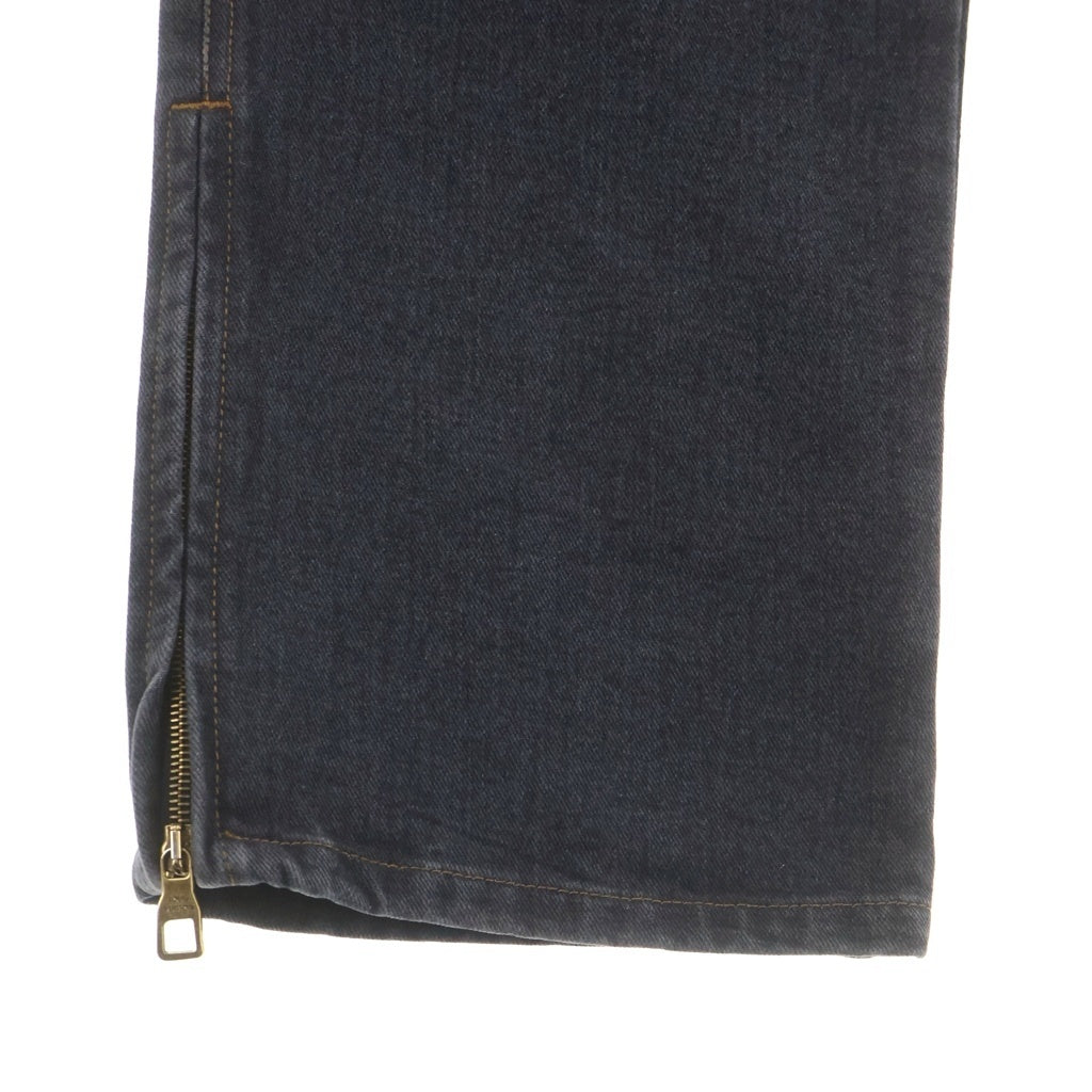 LOUIS VUITTON(ルイヴィトン) 23AW MONOGRAM FLOWER DENIM PANTS モノグラムフラワーエンブロイダリー ストレートデニムパンツ グレー RM232 Y92 HPD92W