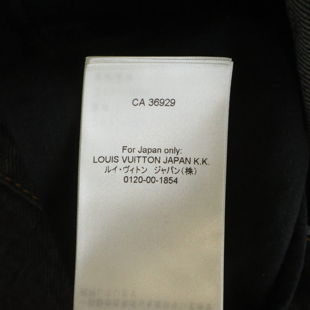 LOUIS VUITTON(ルイヴィトン) 23AW MONOGRAM FLOWER DENIM PANTS モノグラムフラワーエンブロイダリー ストレートデニムパンツ グレー RM232 Y92 HPD92W