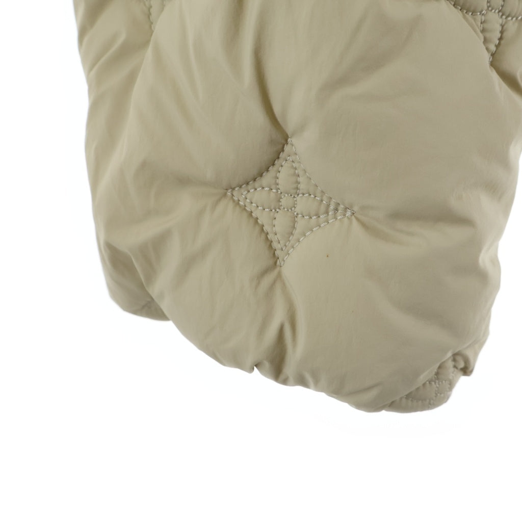 LOUIS VUITTON(ルイヴィトン) 25SS モノグラムキルティング ジップアップ フーデッドパファージャケット ベージュ RM251MJ DGD HSB33W