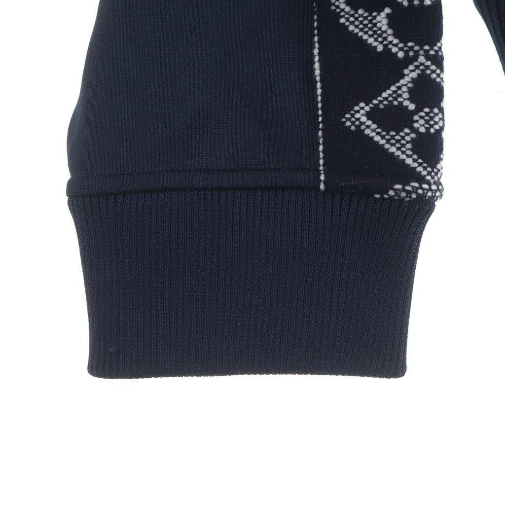 LOUIS VUITTON(ルイヴィトン) 24SS LVロゴエンブロイダリー フラワーバンド ジップアップトラックジャケット ネイビー RM241MQ ZSC HQY45W