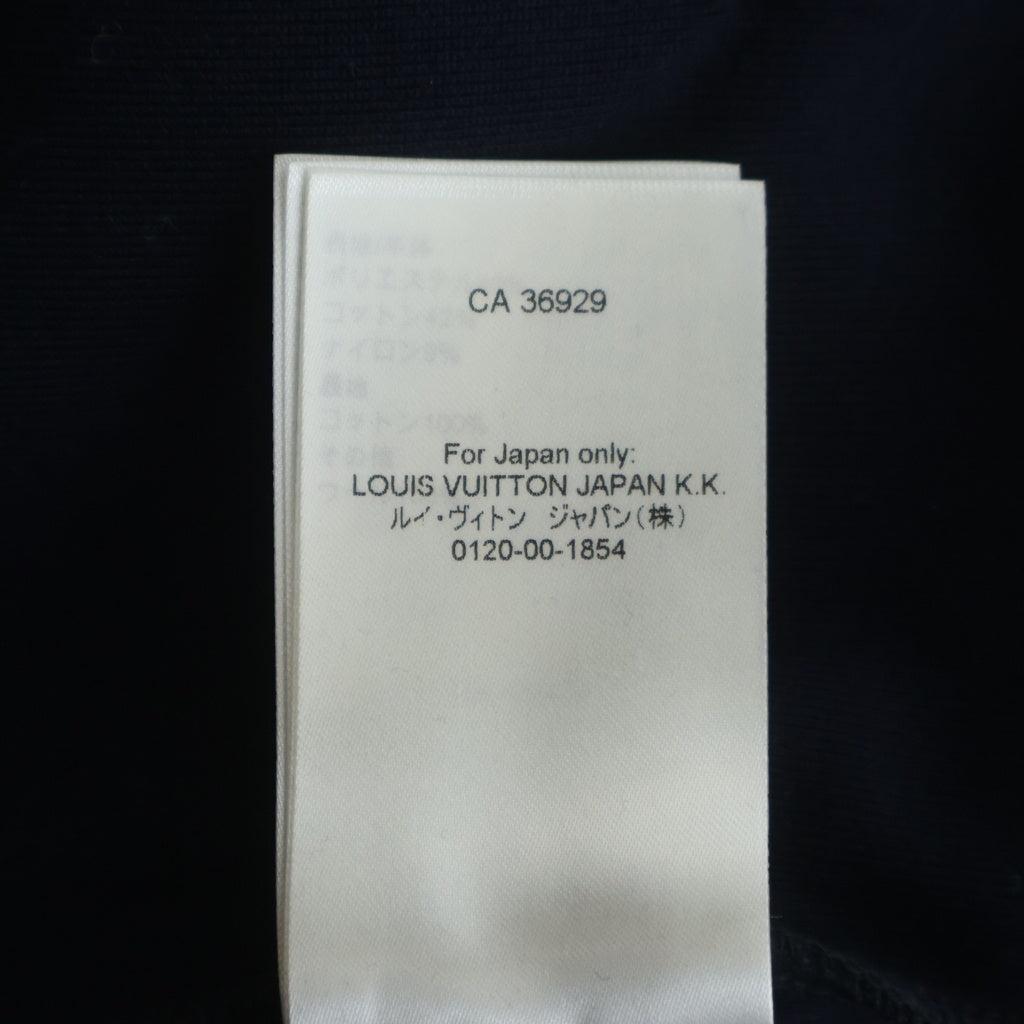 LOUIS VUITTON(ルイヴィトン) 24SS LVロゴエンブロイダリー フラワーバンド ジップアップトラックジャケット ネイビー RM241MQ ZSC HQY45W
