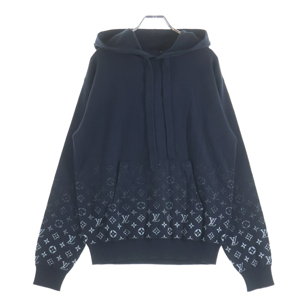 LOUIS VUITTON(ルイヴィトン) 24SS モノグラム グラディエント コットン プルオーバーフーディー パーカー ネイビー RM241Q USO HQN43W