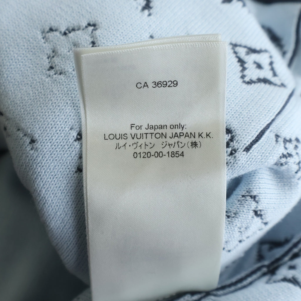 LOUIS VUITTON(ルイヴィトン) 24SS モノグラム グラディエント コットン プルオーバーフーディー パーカー ネイビー RM241Q USO HQN43W