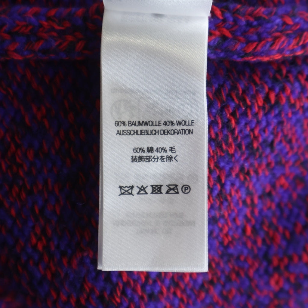 SUPREME(シュプリーム) 25SS CONTRAST LOGO SWEATER コントラストロゴセーター クルーネック長袖ニット パープル