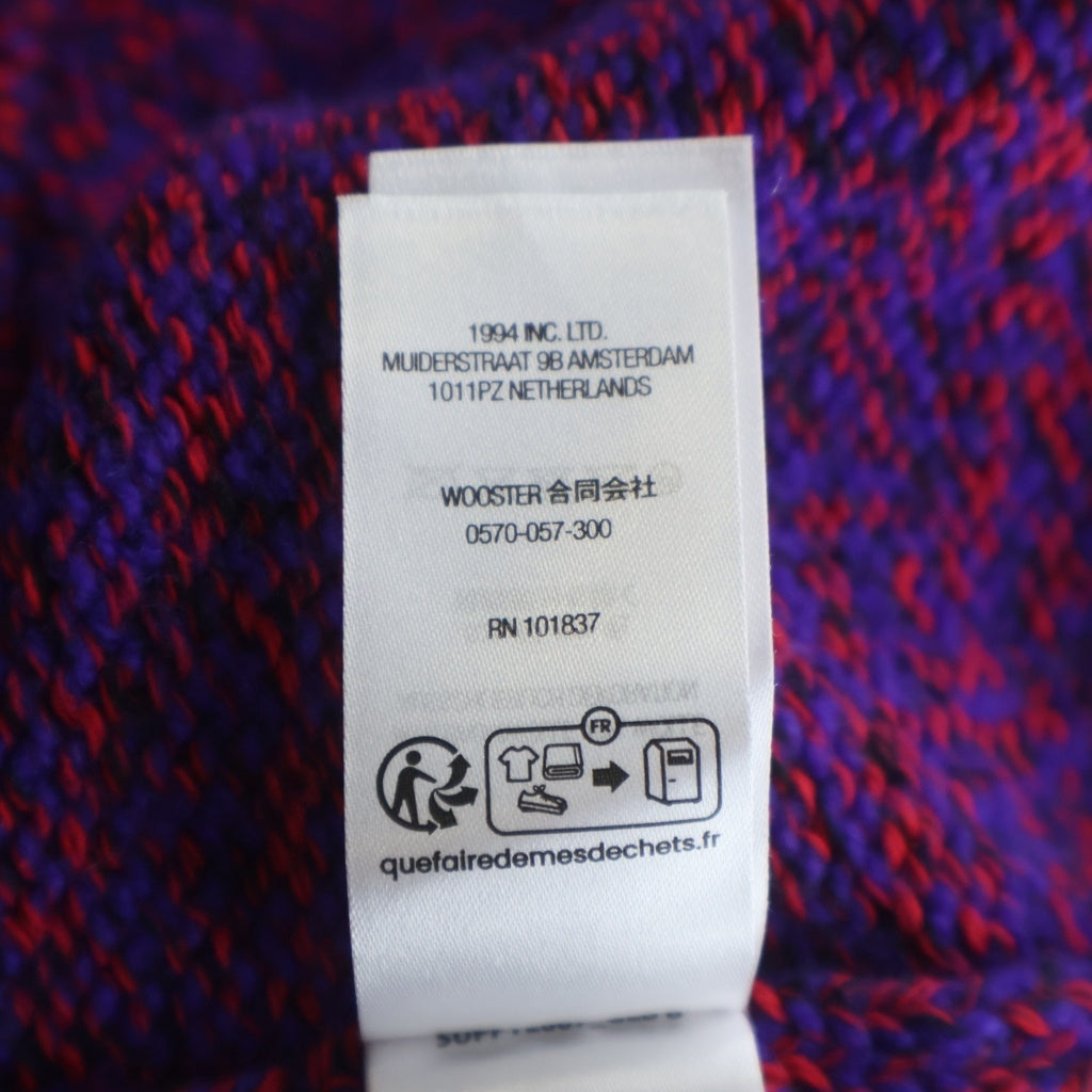 SUPREME(シュプリーム) 25SS CONTRAST LOGO SWEATER コントラストロゴセーター クルーネック長袖ニット パープル