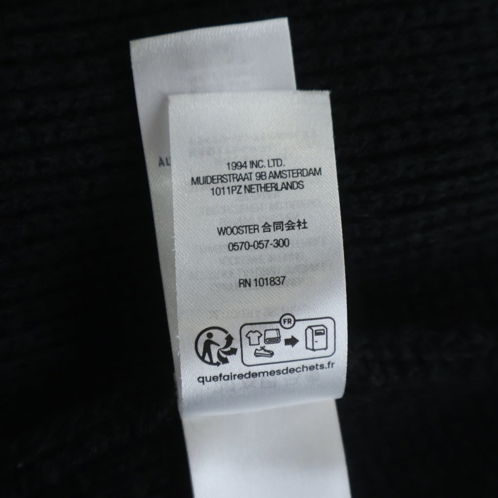 SUPREME(シュプリーム) 23AW CHEST STRIPE SWEATER チェストストライプセーター ボーダークルーネック長袖ニット ブラック
