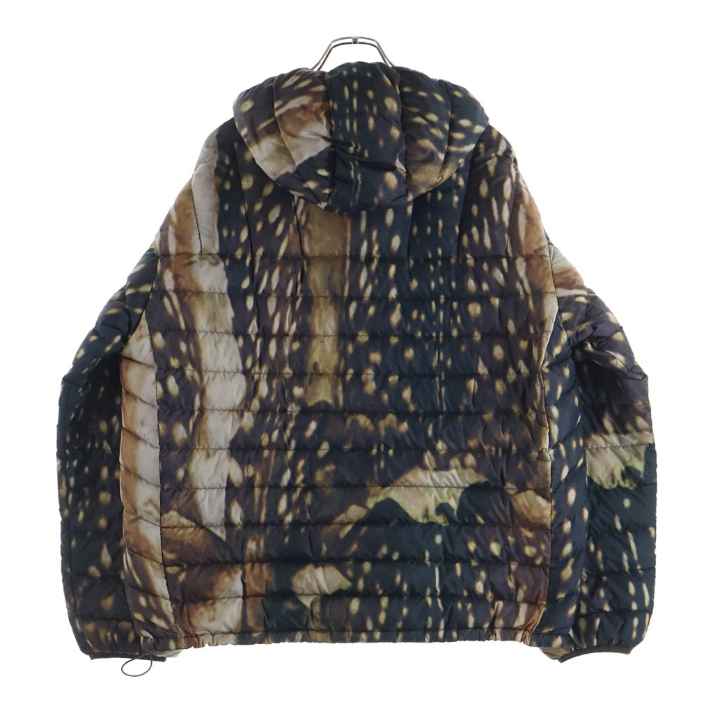 SUPREME(シュプリーム) 23AW Micro Down Half Zip Hooded Pullover Deer ハーフジップ プルオーバー フーデッド マイクロダウン ジャケット ブラウン