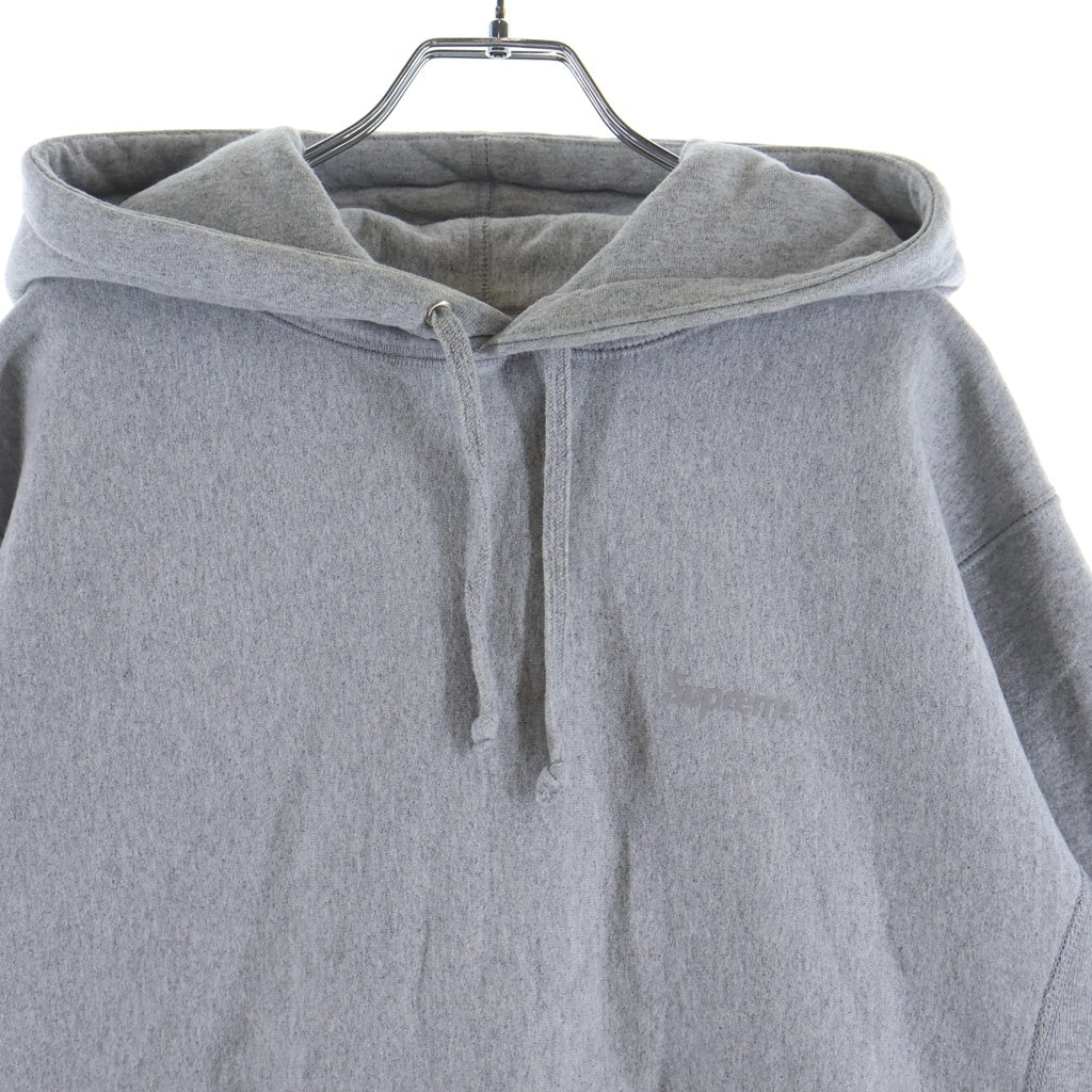 SUPREME(シュプリーム) 16AW 3M Reflective Small Logo Pullover リフレクティブスモールロゴ プルオーバーフーデッドパーカー グレー