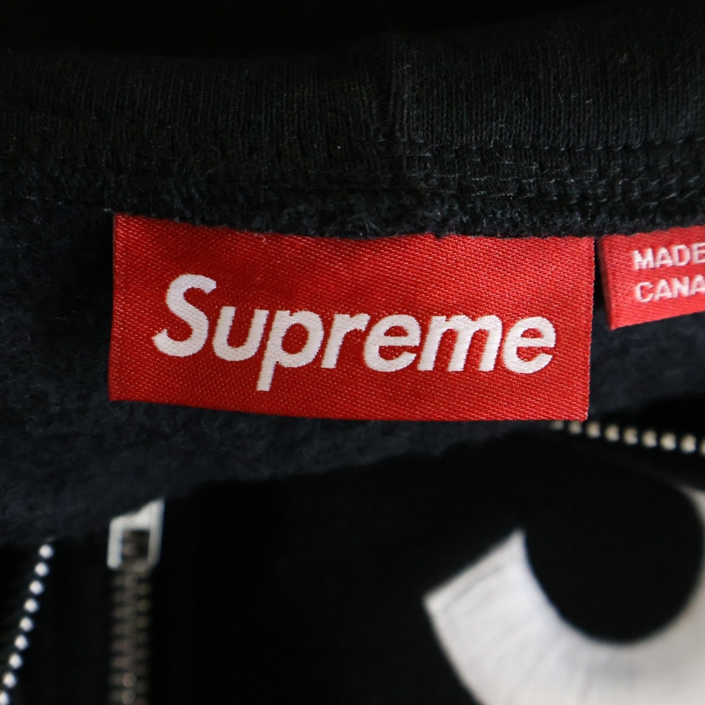 SUPREME(シュプリーム) 25AW S Logo Zip Up Hooded Sweatshirt Sロゴ スウェット ジップアップパーカー ブラック