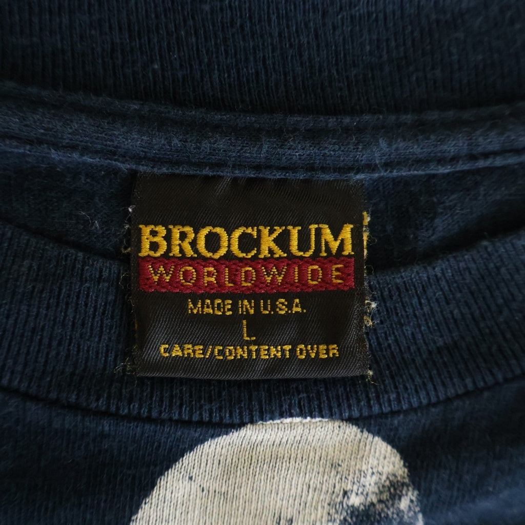 VINTAGE(ヴィンテージ) 90S ROLLING STONES VOODOO LOUNGE BROCKUMボディ ローリングストーンズ ブードゥラウンジ クルーネック半袖Tシャツ カットソー ネイビー
