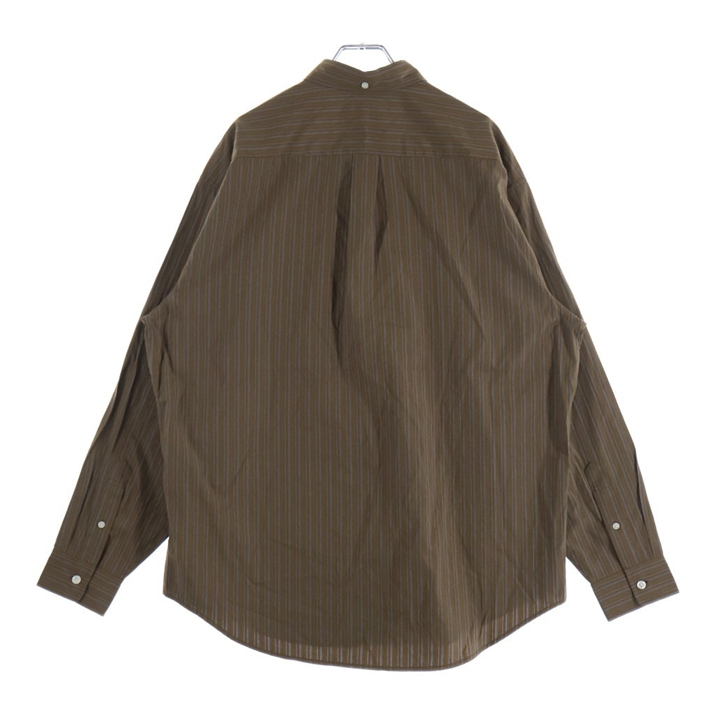 SUPREME(シュプリーム) 25AW Loose Fit Stripe Shirt ボタンダウン ルーズフィット ストライプ 長袖シャツ ブラウン