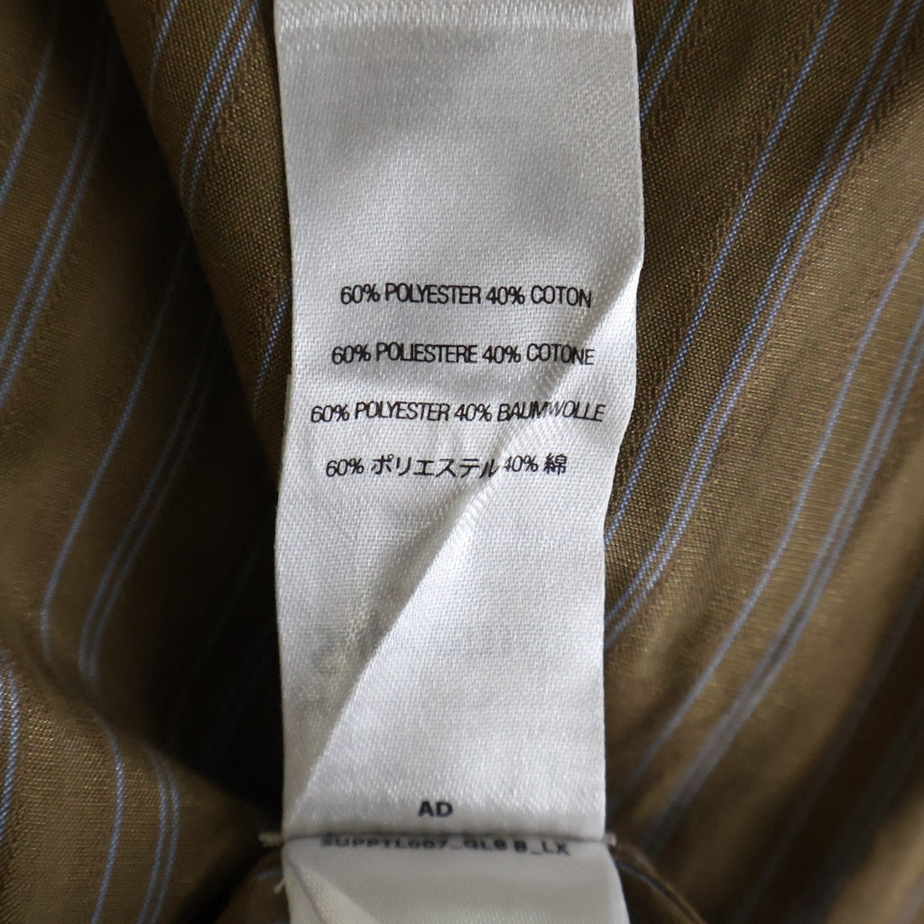 SUPREME(シュプリーム) 25AW Loose Fit Stripe Shirt ボタンダウン ルーズフィット ストライプ 長袖シャツ ブラウン