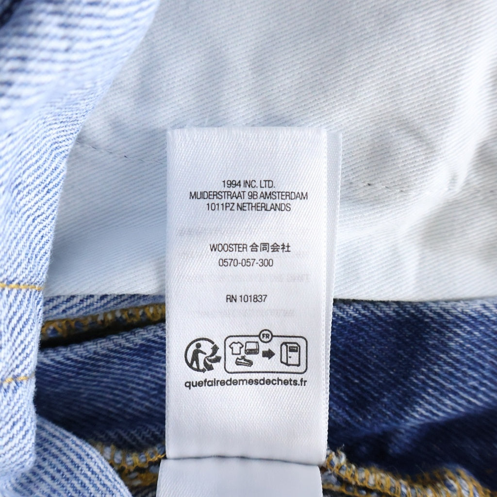 SUPREME(シュプリーム) 25SS Baggy Jean バギージーンズ バッククラシックロゴ刺繍 ジップフライ デニムパンツ インディゴ