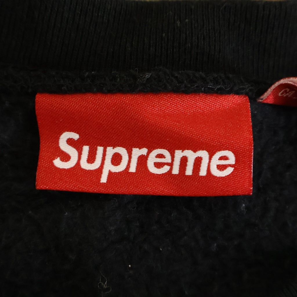 SUPREME(シュプリーム) 24AW Small Box Logo Crewneck スモールボックスロゴ クルーネック スウェット トレーナー ブラック