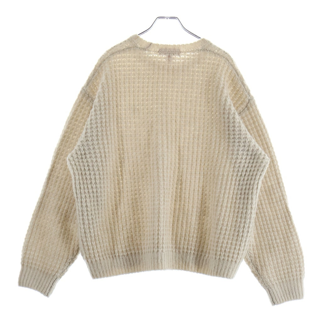 SUPREME(シュプリーム) 25AW Small Box Waffle Sweater スモールボックスロゴ ワッフル ニットセーター ベージュ