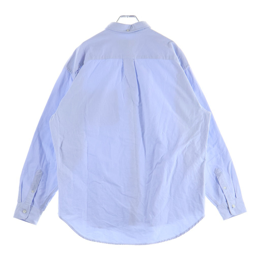 SUPREME(シュプリーム) 24AW Loose Fit Flannel Oxford Shirt ルーズフィット フランネルオックスフォード ロングスリーブ シャツ ブルー