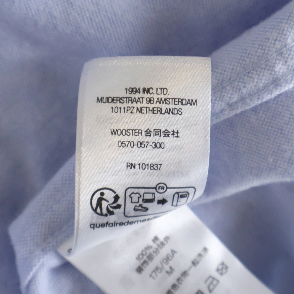 SUPREME(シュプリーム) 24AW Loose Fit Flannel Oxford Shirt ルーズフィット フランネルオックスフォード ロングスリーブ シャツ ブルー