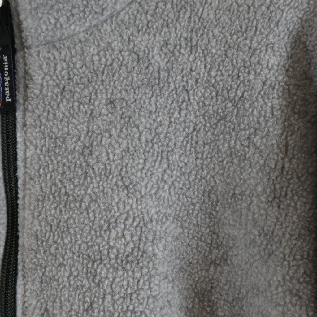 PATAGONIA(パタゴニア) 98AW REVERSIBLE GLISSADE PULLOVER USA製 グリセード リバーシブル プルオーバーフリースジャケット グレー/ブラック 30273