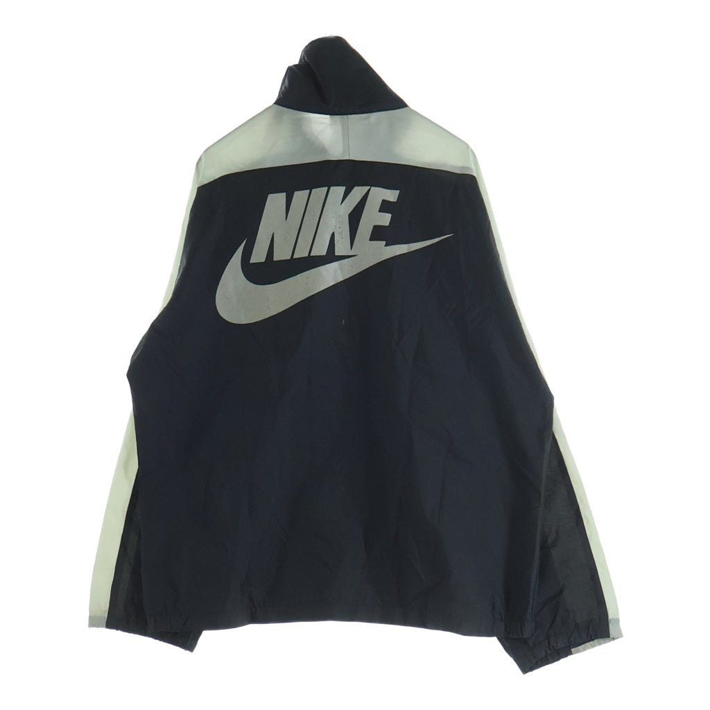 NIKE(ナイキ) 80S NYLON ANORAK JAKCET USA製 オレンジタグ ハーフジップ ナイロンアノラック プルオーバージャケット ブラック/グレー