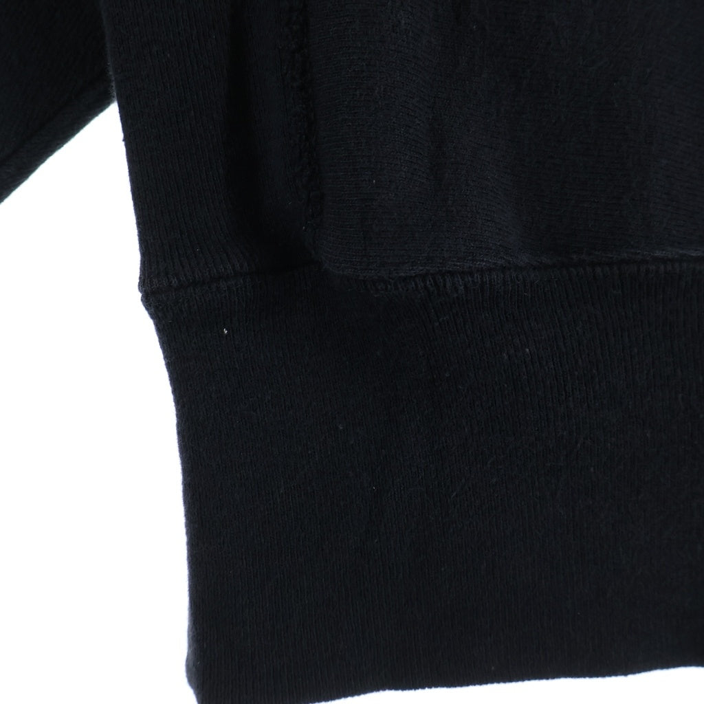 CHAMPION(チャンピオン) 90S REVERSEWEAVE HOODED SWEATSHIRT リバースウィーブ USA製 目あり 刺繍タグ プルオーバースウェットパーカー フーディー ブラック
