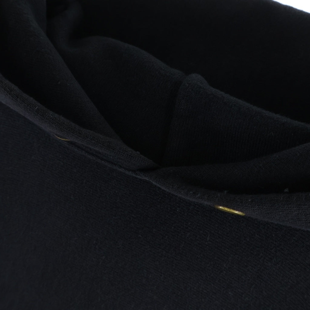 CHAMPION(チャンピオン) 90S REVERSEWEAVE HOODED SWEATSHIRT リバースウィーブ USA製 目あり 刺繍タグ プルオーバースウェットパーカー フーディー ブラック