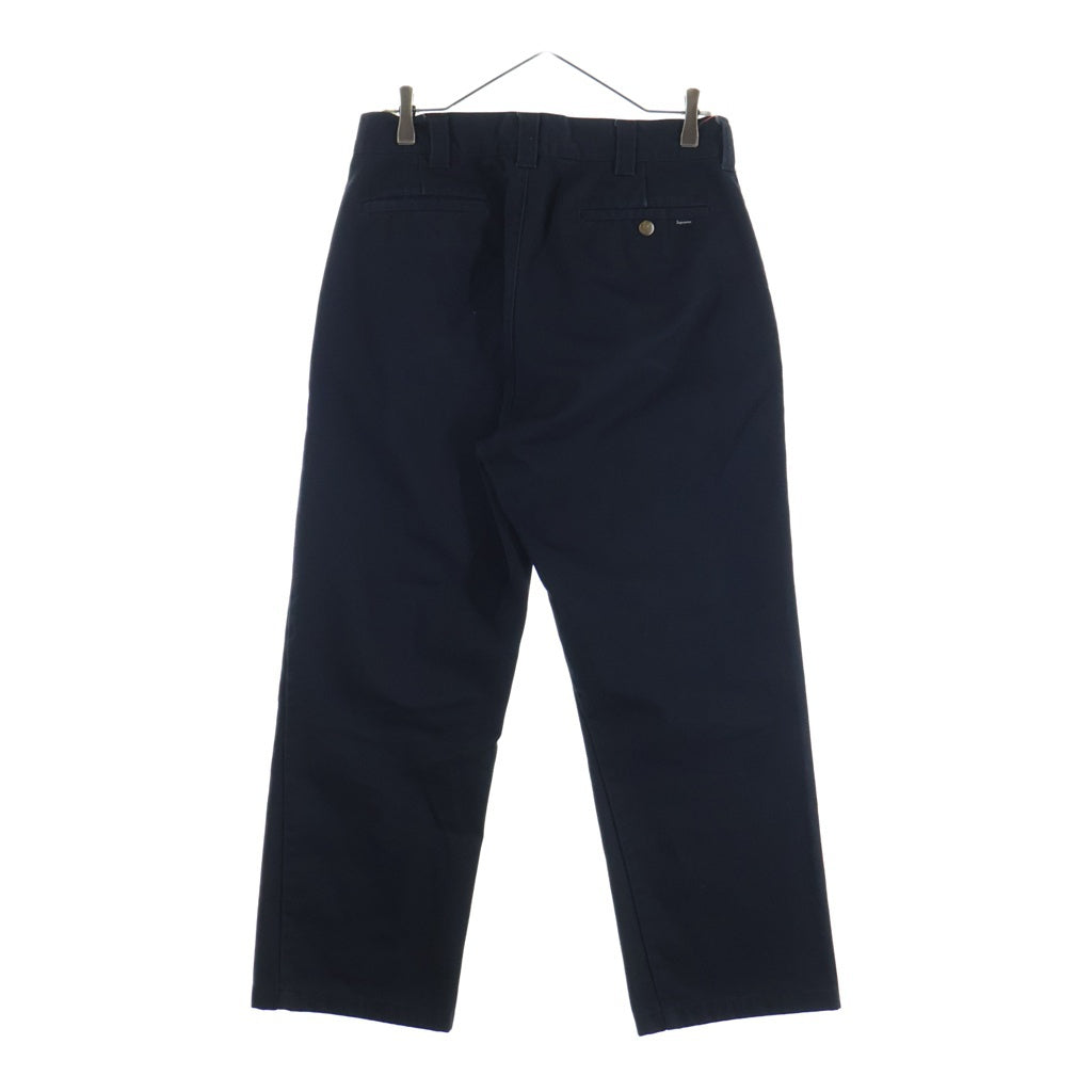 SUPREME(シュプリーム) Work Pant ジップフライ ストレートワークパンツ ブラック