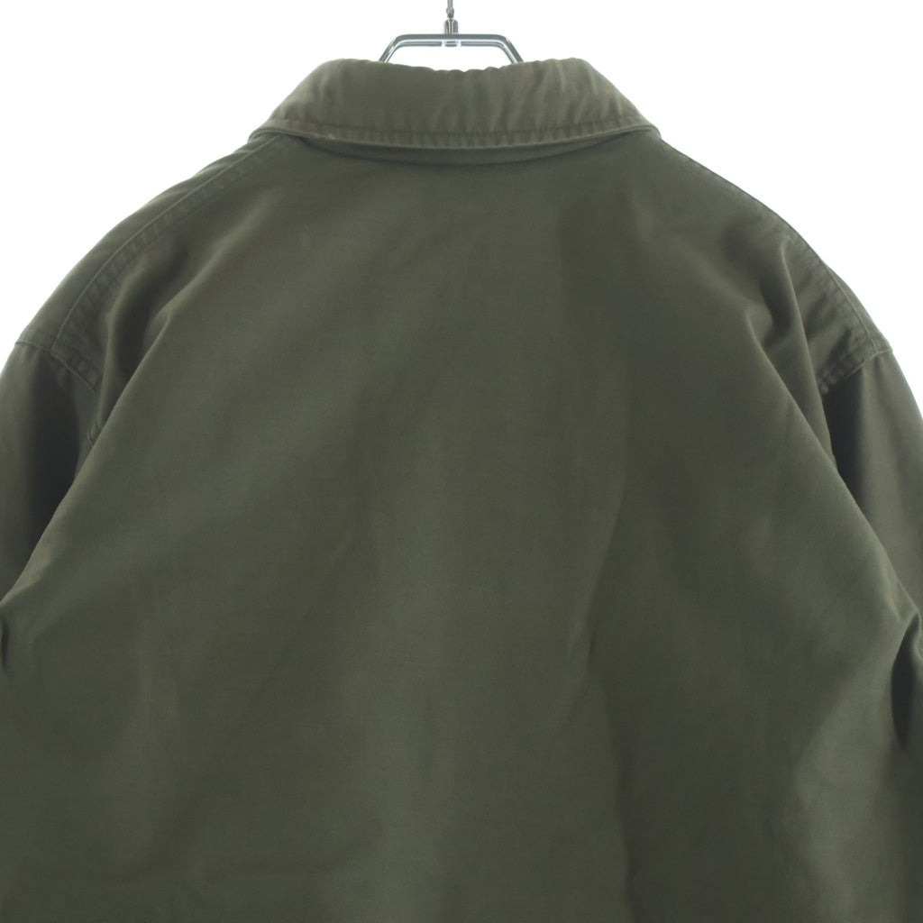 MILITARY(ミリタリー) 80S VINTAGE U.S.NAVY A-2 DECK JACKET ヴィンテージ 米海軍 裏地ボア デッキジャケット カーキ 8415-00-753-5612