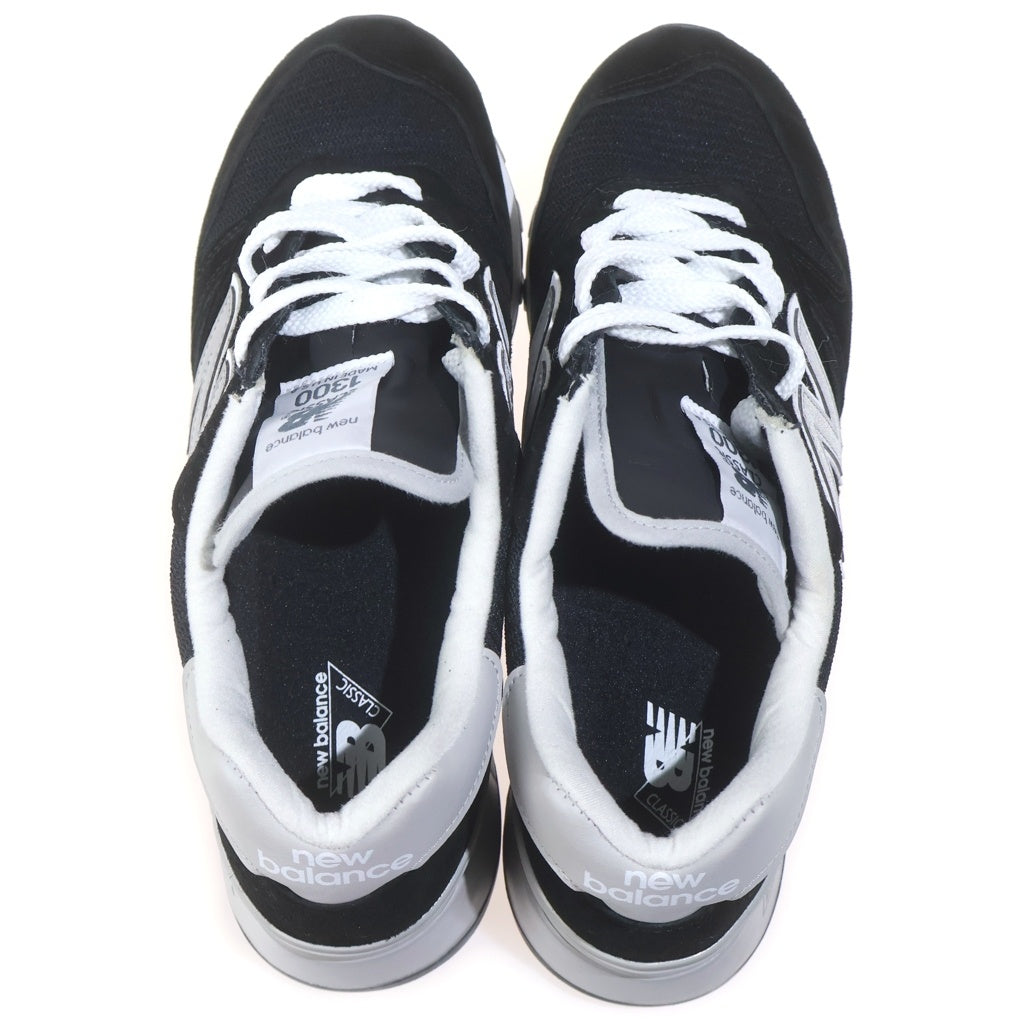 New Balance(ニューバランス) U1300BK スウェード ローカットスニーカー ブラック US9/27cm