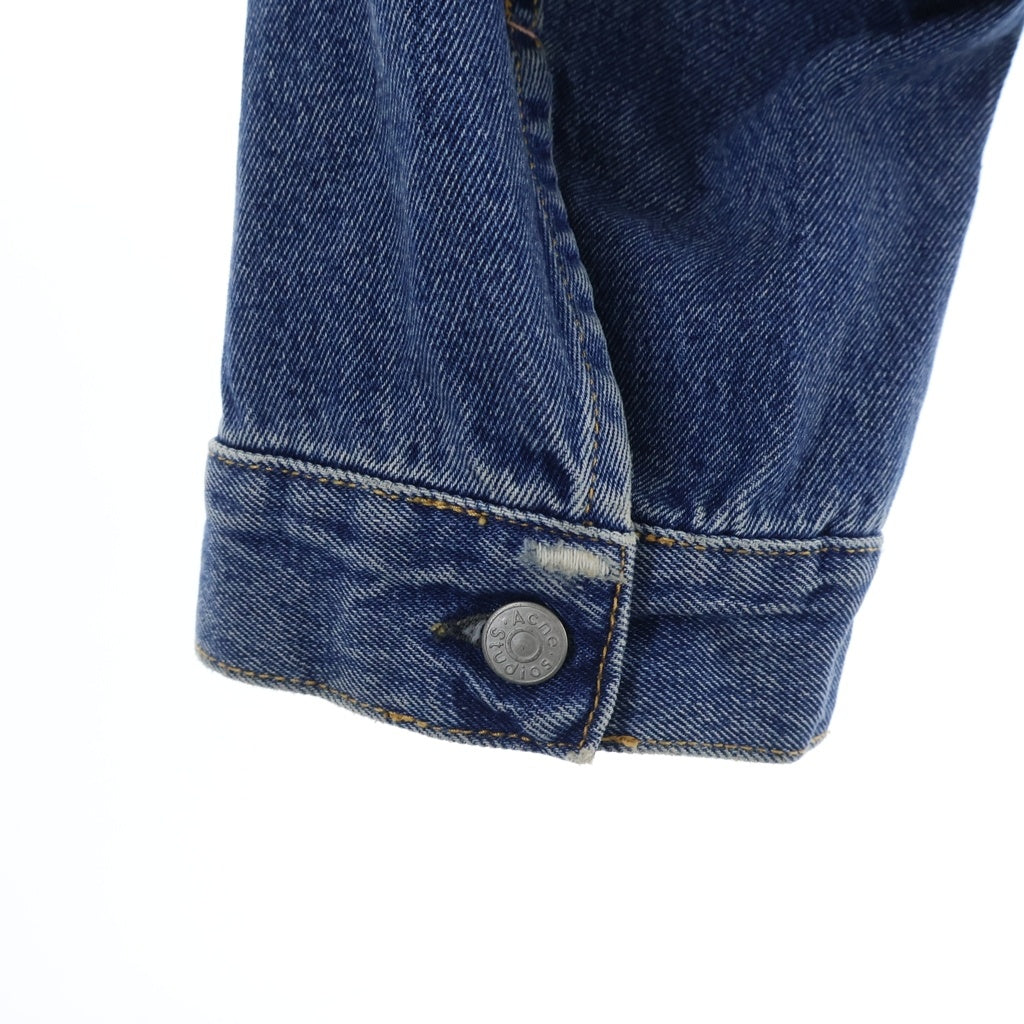Acne Studios(アクネ ストゥディオズ) リラックスクロップドフィット ボタンアップ デニムジャケット FN-WN-OUTW00514
