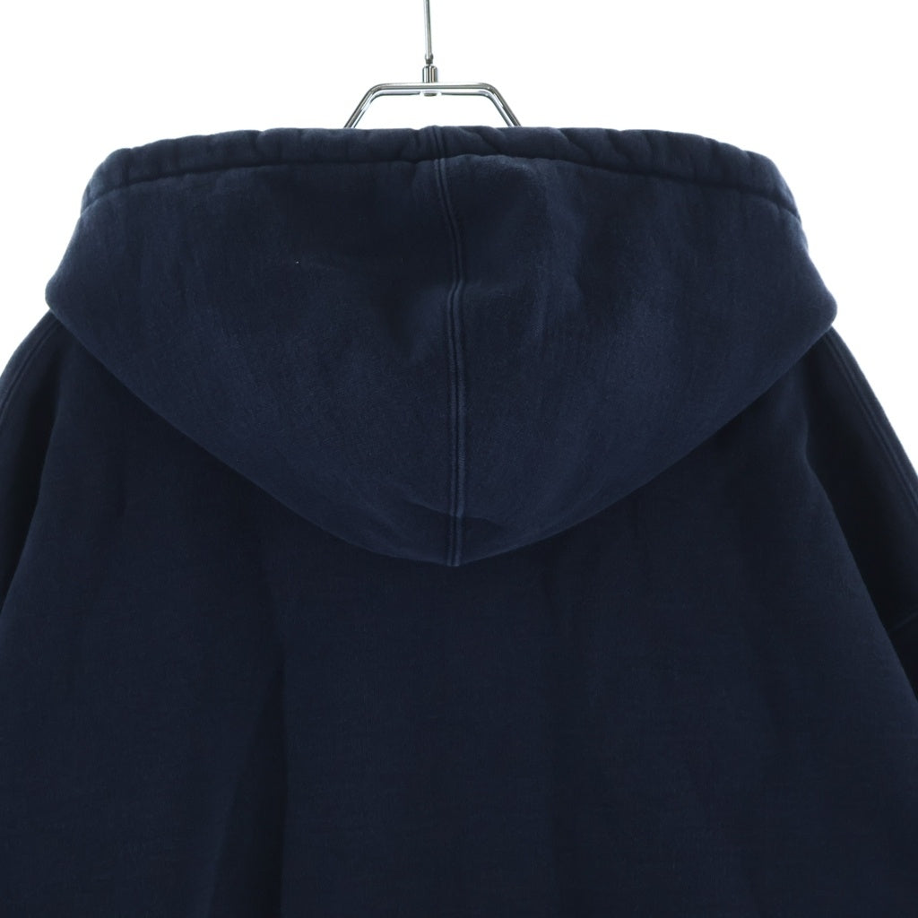 SUPREME(シュプリーム) 25AW Washed Old English Hooded Sweatshirt ウォッシュド加工 オールドイングリッシュロゴ プルオーバースウェットパーカー ネイビー