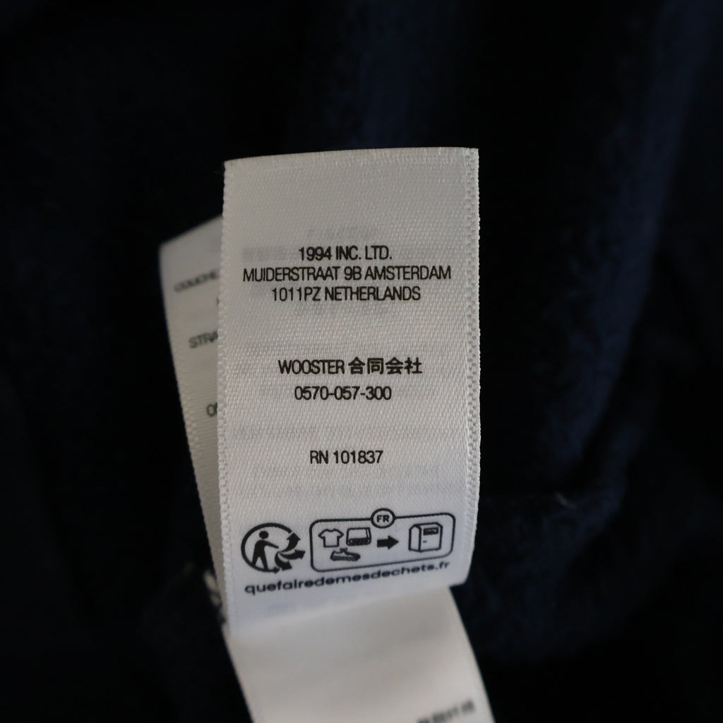 SUPREME(シュプリーム) 25AW Washed Old English Hooded Sweatshirt ウォッシュド加工 オールドイングリッシュロゴ プルオーバースウェットパーカー ネイビー