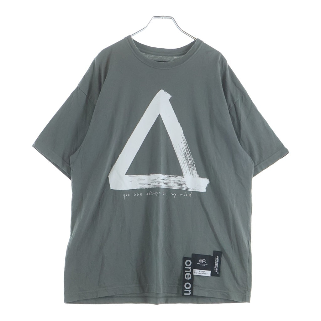 UNDERCOVER(アンダーカバー) 25SS ×WTAPS INDIVIDUALITY SS COTTON ダブルタップス インディビジュアリティ コットン クルーネック半袖Tシャツ カットソー グレー UC2E9802-5