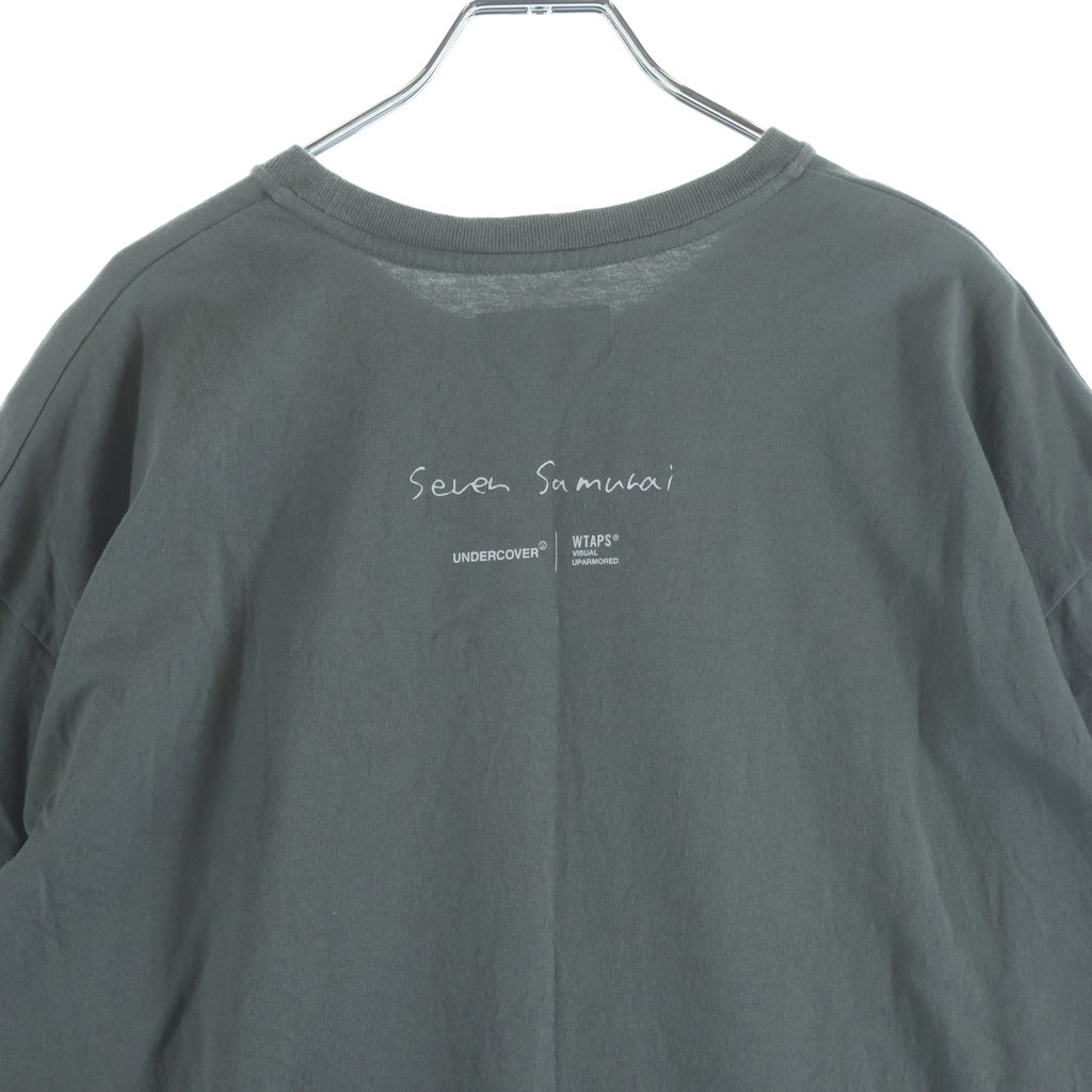 UNDERCOVER(アンダーカバー) 25SS ×WTAPS INDIVIDUALITY SS COTTON ダブルタップス インディビジュアリティ コットン クルーネック半袖Tシャツ カットソー グレー UC2E9802-5