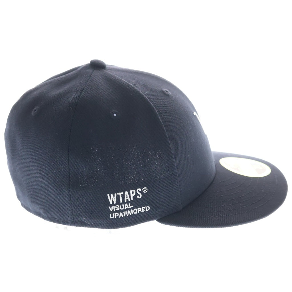 WTAPS(ダブルタップス) 25SS ×NEW ERA 59FIFTY LOW PROFILE ニューエラ ロープロファイル ロゴエンブロイダリーキャップ 帽子 ネイビー/グレー 251NENED-HT02