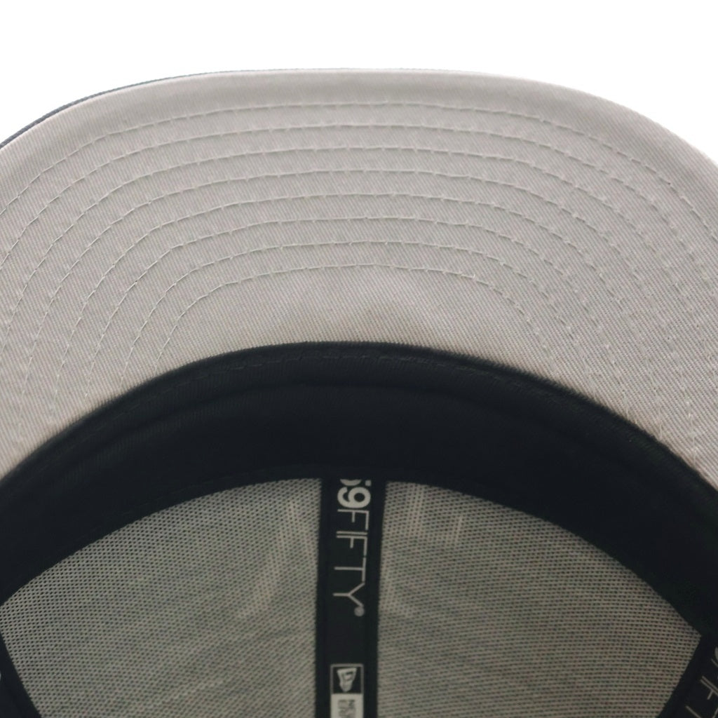 WTAPS(ダブルタップス) 25SS ×NEW ERA 59FIFTY LOW PROFILE ニューエラ ロープロファイル ロゴエンブロイダリーキャップ 帽子 ネイビー/グレー 251NENED-HT02