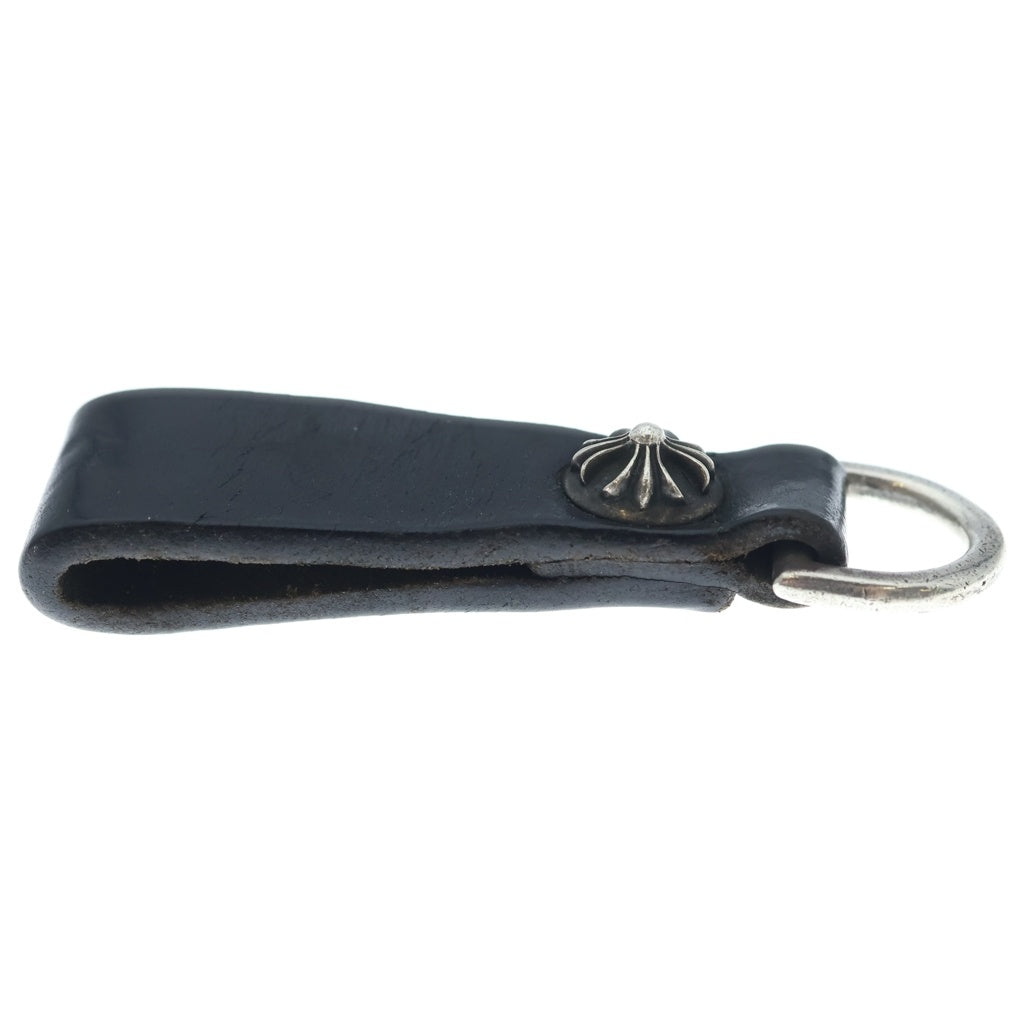 CHROME HEARTS(クロムハーツ) BELT LOOP D RING Dリング クロスボールベルトループ ブラック/シルバー BCA415