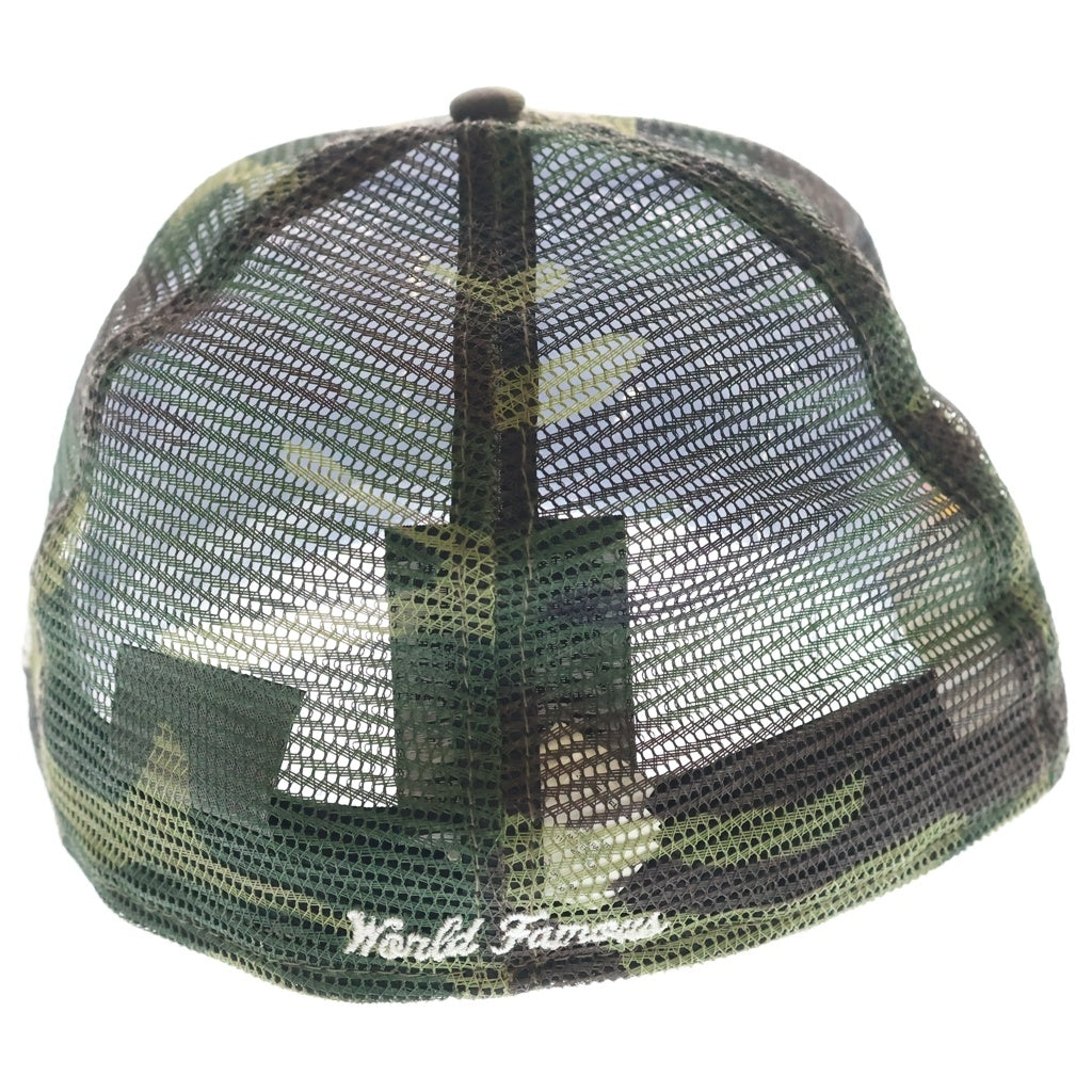 SUPREME(シュプリーム) 24SS ×NEW ERA Box Logo Mesh Back Woodland Camo Cap ボックス ロゴ メッシュ バック ニューエラ ウッドランド カモ キャップ 帽子 カーキ