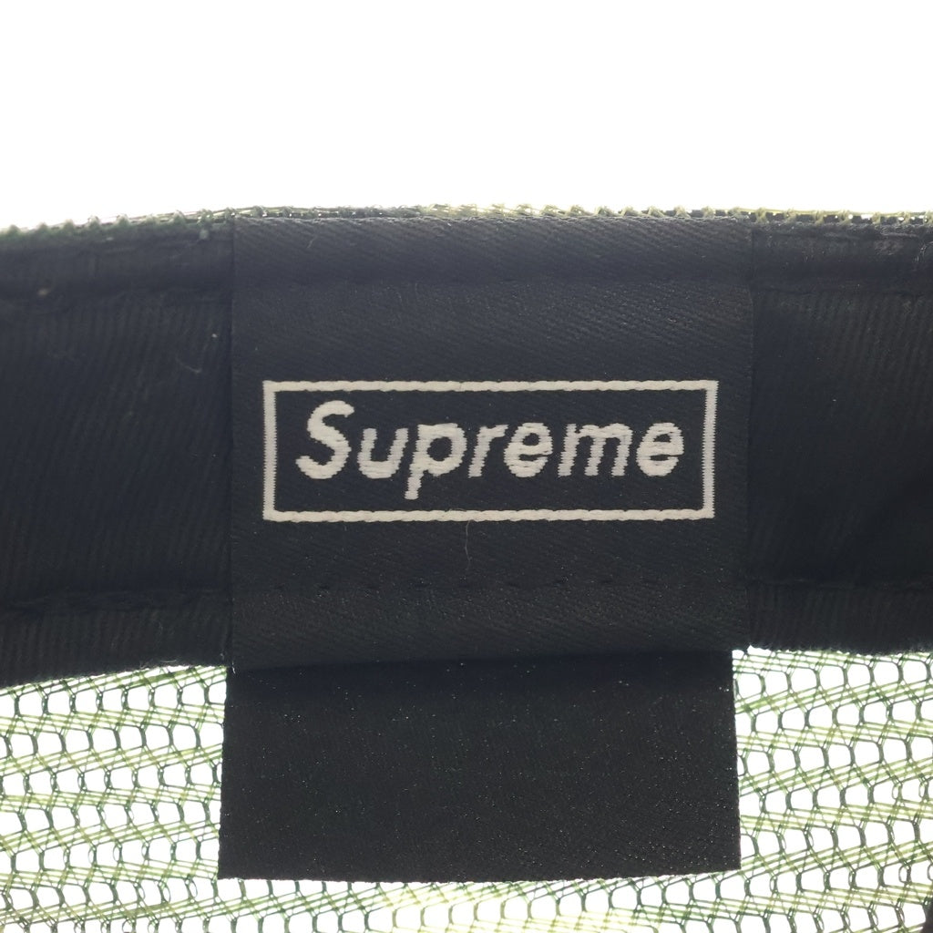 SUPREME(シュプリーム) 24SS ×NEW ERA Box Logo Mesh Back Woodland Camo Cap ボックス ロゴ メッシュ バック ニューエラ ウッドランド カモ キャップ 帽子 カーキ