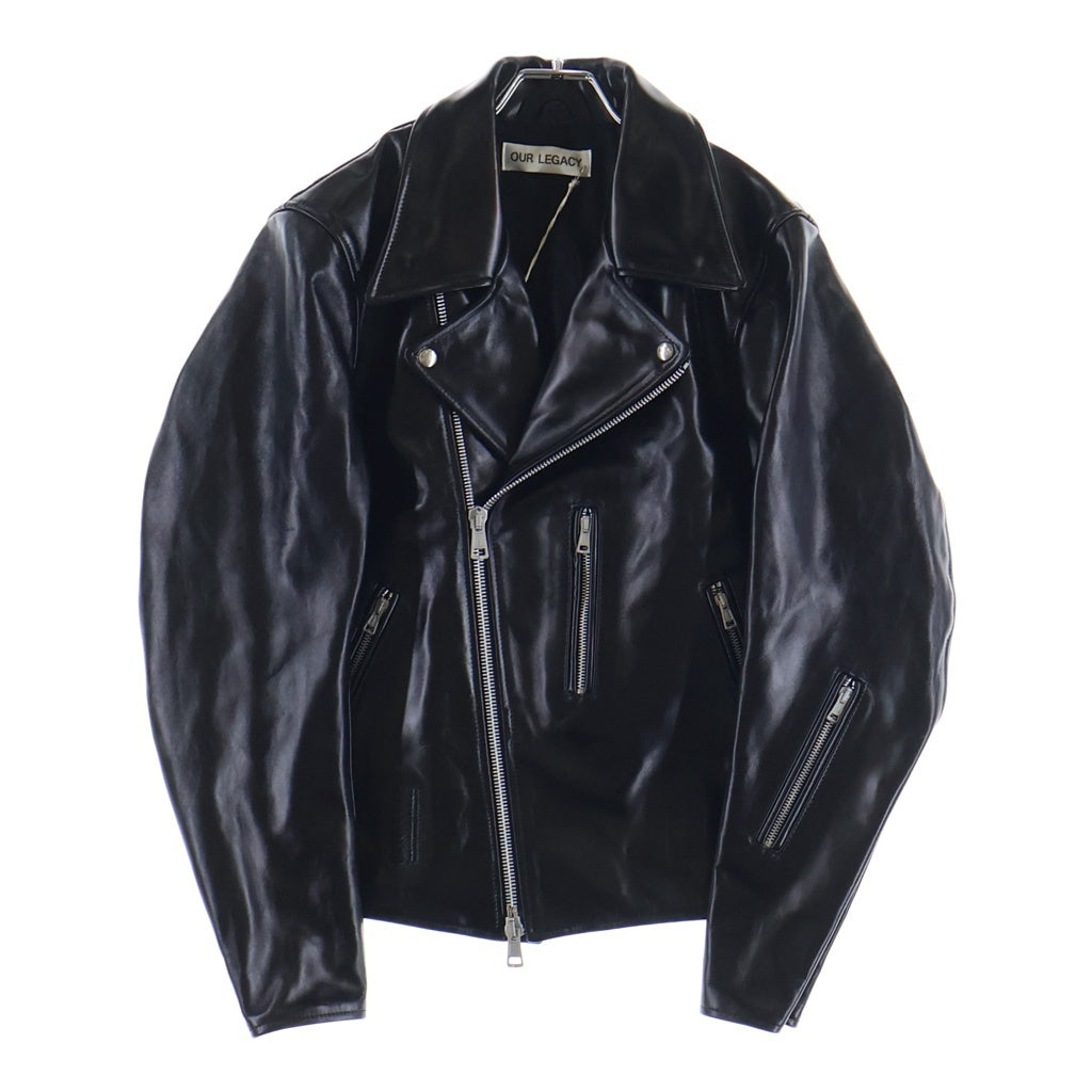 OUR LEGACY(アワーレガシー) 21AW HELLRAISER JACKET ヘルレイサー カウレザー ライダースジャケット ブラック M2209HA