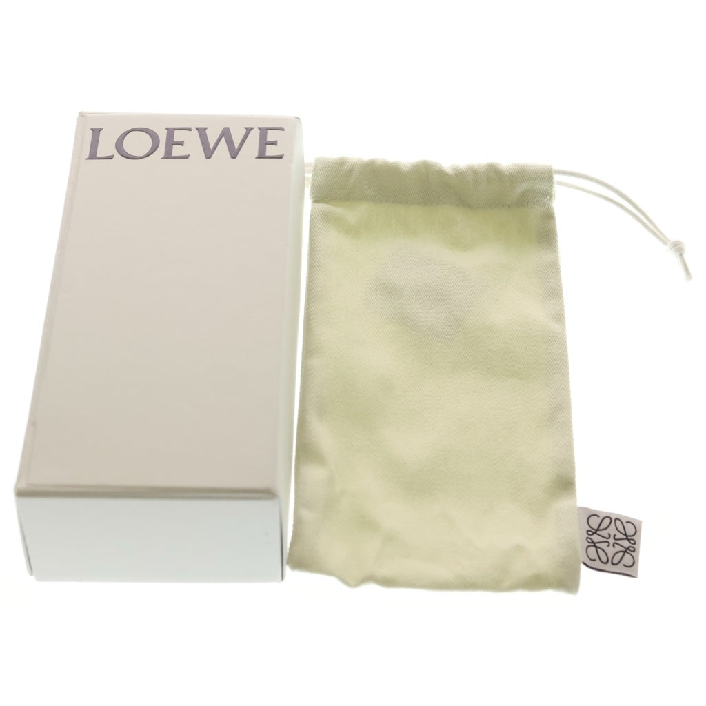 LOEWE(ロエベ) SMALL SLAP BRACELET スモール スラップ アナグラムロゴ レザーブレスレット ブラック レディース