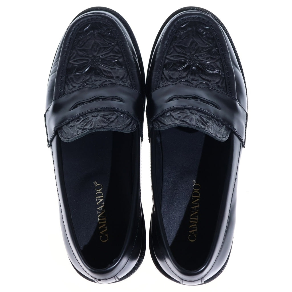 CAMINANDO(カミナンド) KITH Exclusive Dais Loafer - Black Embossed キス限定 エンボスローファー シューズ 2531