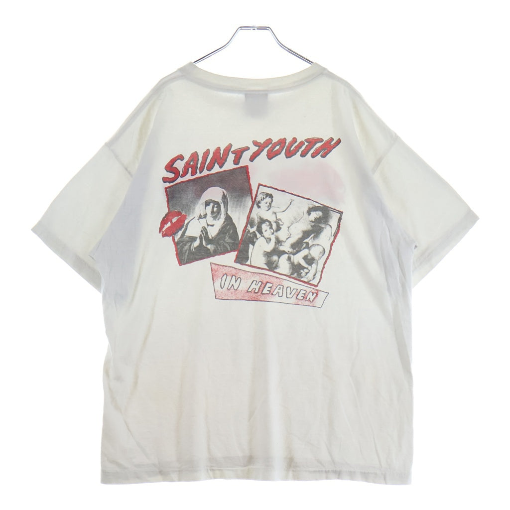SAINT MICHAEL(セントマイケル) IN HEAVEN インヘブン 半袖Tシャツ カットソー ホワイト SM-S22-0000-003