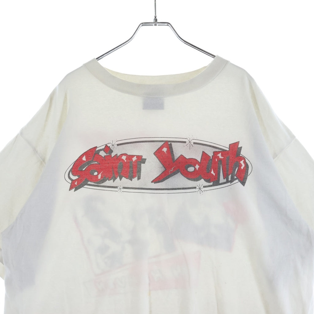 SAINT MICHAEL(セントマイケル) IN HEAVEN インヘブン 半袖Tシャツ カットソー ホワイト SM-S22-0000-003