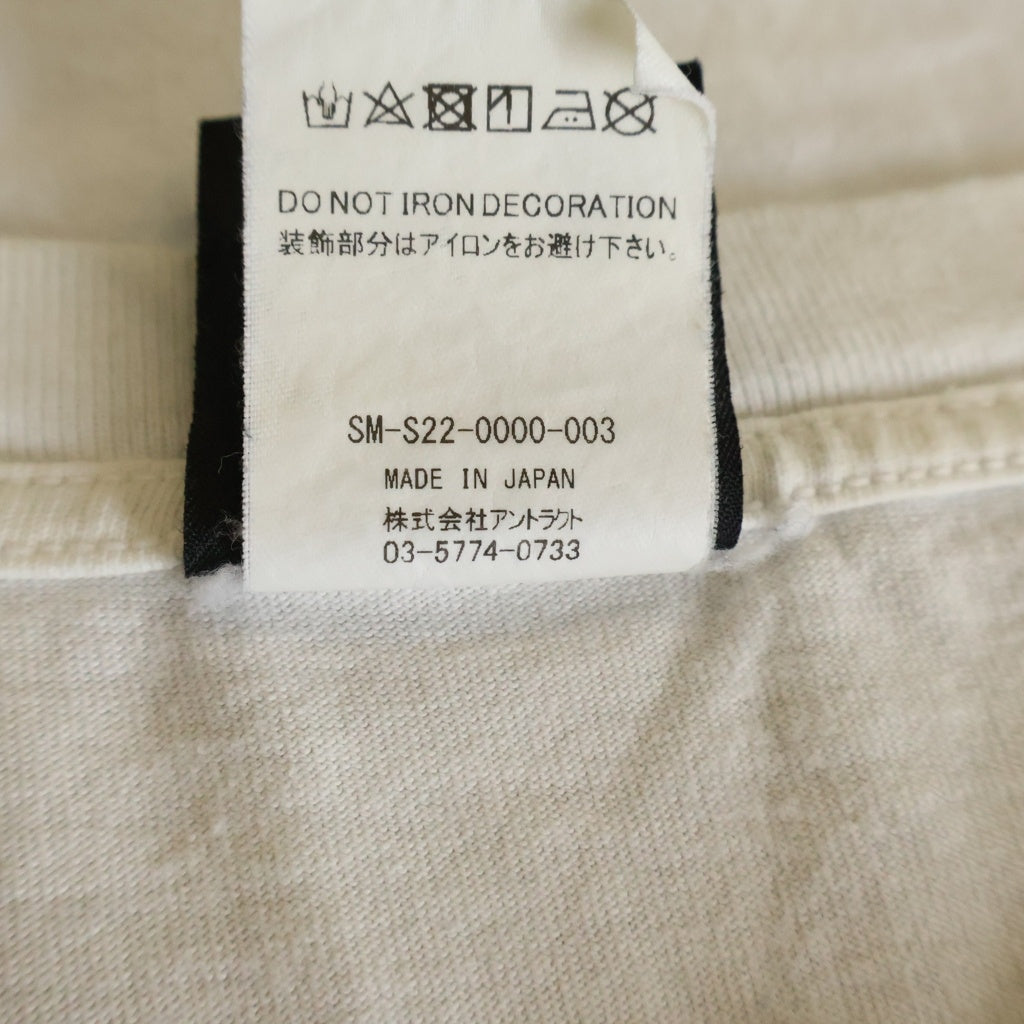 SAINT MICHAEL(セントマイケル) IN HEAVEN インヘブン 半袖Tシャツ カットソー ホワイト SM-S22-0000-003