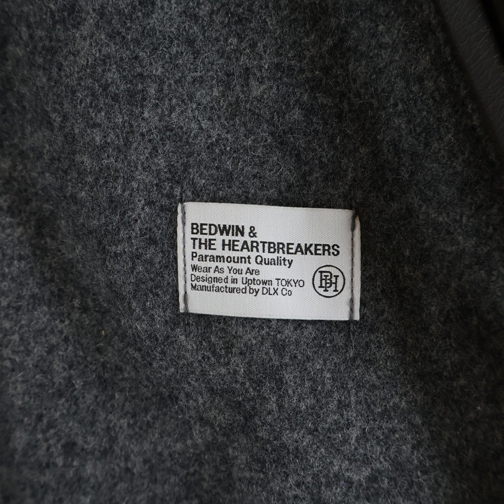 BEDWIN & THE HEARTBREAKERS(ベドウィンアンドザハートブレーカーズ) AWARD JACKET JERRY アワードジャケット ジェリー スタジャン グレー