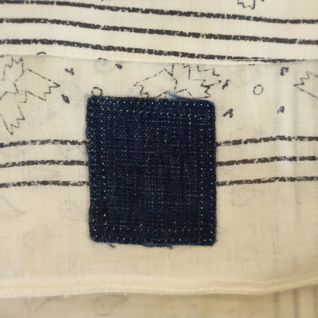 VISVIM(ヴィスヴィム) ICT TUNIC SHIRT バンダナ柄 コットン 長袖シャツ ホワイト 0220905011009