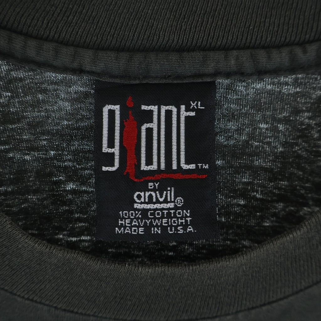VINTAGE(ヴィンテージ) 90S VINTAGE NIRVANA SLIVER GIANT TEE ニルヴァーナ スリヴァー ヴィンテージ 両面プリント クルーネックTシャツ 半袖カットソー ブラック