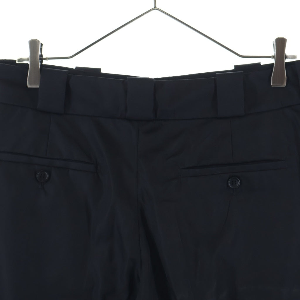 PRADA(プラダ) 19SS LOGO BERMUDA SHORTS ロゴバミューダショーツ トライアングル ハーフパンツ レディース ブラック 22H768
