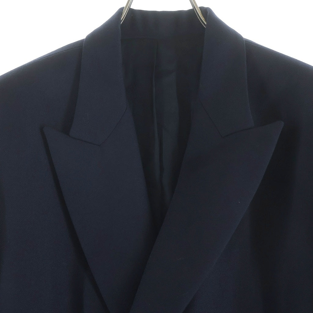 DIESEL BLACK GOLD(ディーゼルブラックゴールド) JAPPER エンブレムモチーフボタン ダブルブレスト テーラードジャケット ブレザー ネイビー 00SFHV BG3KY