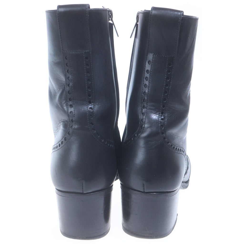YVES SAINT LAURENT(イヴサンローラン) JOHNNY BOOTS イタリア製 レザー ジョニーブーツ ブラック 175937